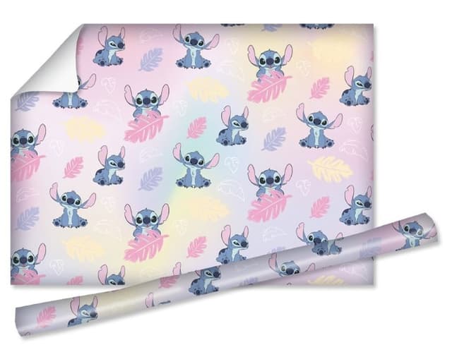 2 גלילי נייר לעטיפה לספרים וחוברות - דגם לילו וסטיץ קונים רק באטרקציה מהיבואן לצרכן