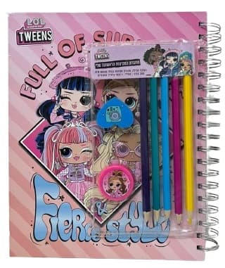 ערכת כתיבה ויצירה LOL Tweens קונים רק באטרקציה מהיבואן לצרכן