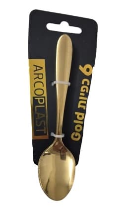 6 כפיות נירוסטה זהב קונים רק באטרקציה מהיבואן לצרכן