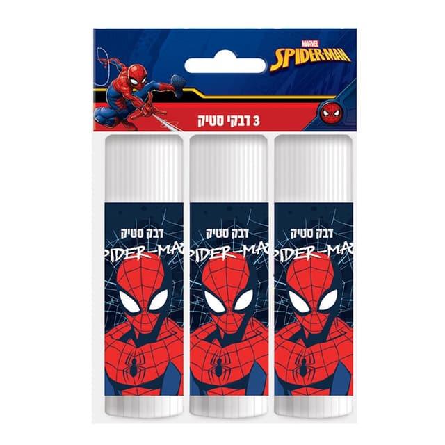 סט 3 דבק סטיק ספיידרמן קונים רק באטרקציה מהיבואן לצרכן