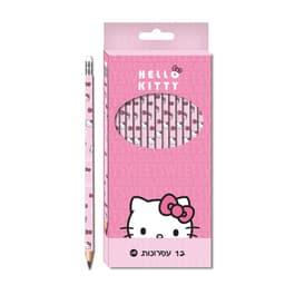 חבילה 12 עפרונות - הלו קיטי קונים רק באטרקציה מהיבואן לצרכן