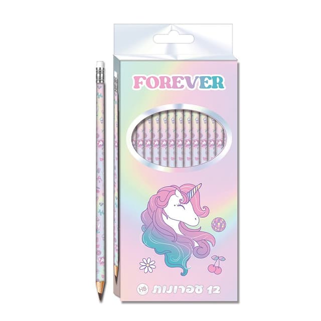 חבילה 12 עפרונות - חד קרן קונים רק באטרקציה מהיבואן לצרכן