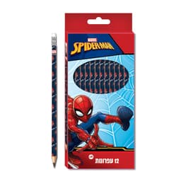 חבילה 12 עפרונות - ספיידרמן קונים רק באטרקציה מהיבואן לצרכן