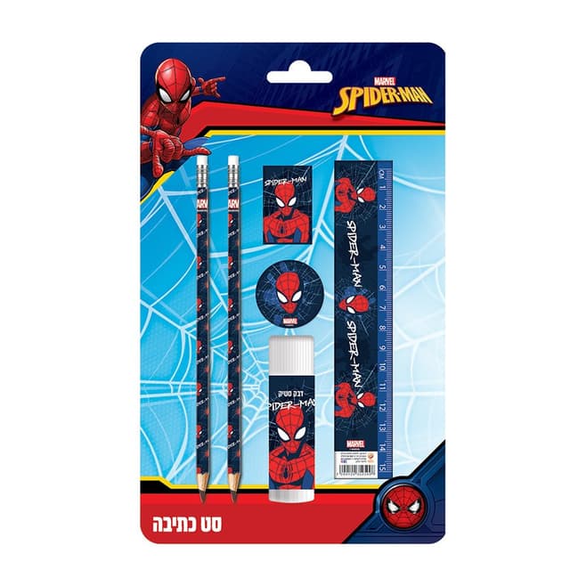 סט כתיבה – ספיידרמן קונים רק באטרקציה מהיבואן לצרכן