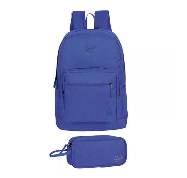 תיק לבית ספר עם קלמר- כחול קונים רק באטרקציה מהיבואן לצרכן