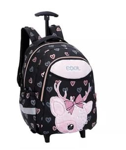 תיק גן טרולי במבי לבבות שחור קונים רק באטרקציה מהיבואן לצרכן