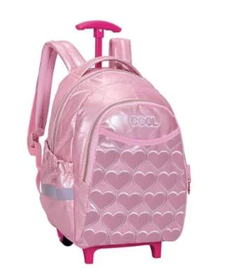 תיק גן טרולי לבבות ורוד קונים רק באטרקציה מהיבואן לצרכן