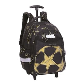 תיק גן טרולי כדורגל שחור זהב קונים רק באטרקציה מהיבואן לצרכן