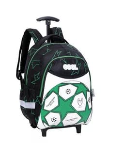 תיק גן טרולי כדורגל שחור ירוק קונים רק באטרקציה מהיבואן לצרכן