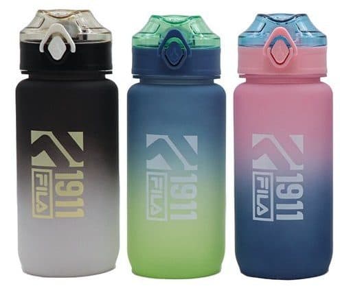 בקבוק שתיה FILA + פייה וקפיץ פתיחה 700 מ"ל במבחר צבעים קונים רק באטרקציה מהיבואן לצרכן