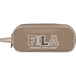 קלמר 2 תאים FILA - חום בהיר קונים רק באטרקציה מהיבואן לצרכן