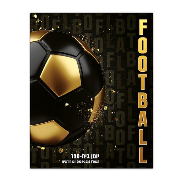 יומן לתלמיד קליק דו יומי - כדורגל קונים רק באטרקציה מהיבואן לצרכן