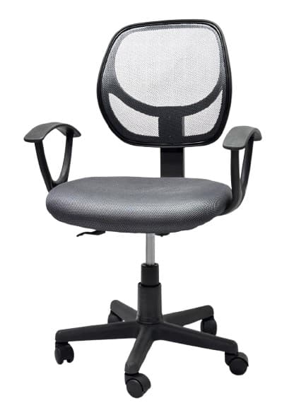 כיסא תלמיד עם גב רשת וידיות דגם ליר צבע אפור קונים רק באטרקציה מהיבואן לצרכן