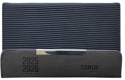 יומן שבועי מלבני עם סגירה מגנטית דמוי קורדרוי 17X10 ס"מ במבחר צבעים קונים רק באטרקציה מהיבואן לצרכן