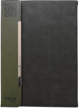 יומן שבועי עם סגירה מגנטית דמוי קורדרוי 17X24 ס"מ במבחר צבעים קונים רק באטרקציה מהיבואן לצרכן