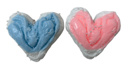 סקוושי דביק לב כחול/ורוד קונים רק באטרקציה מהיבואן לצרכן