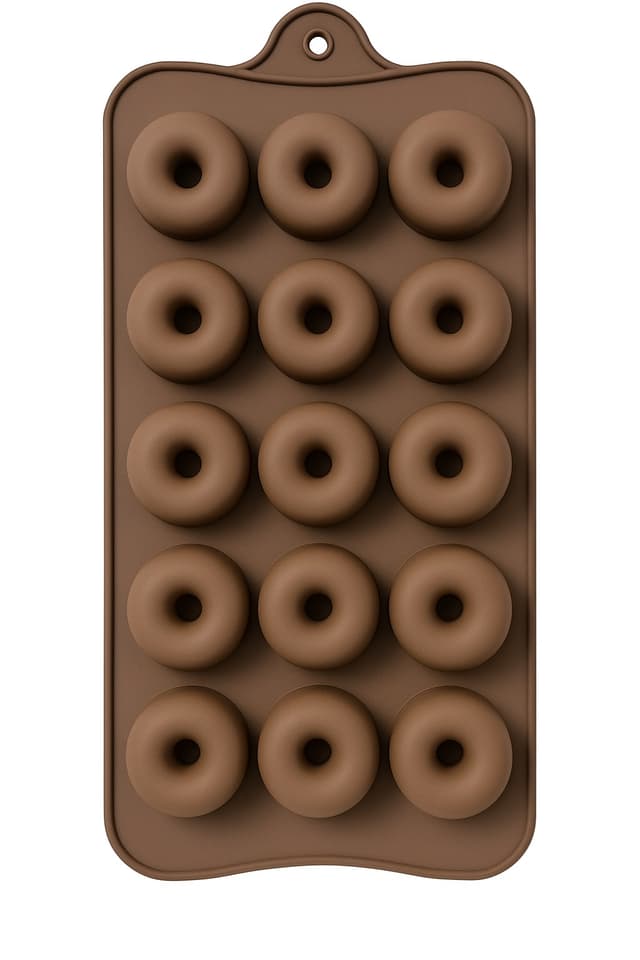 תבנית סיליקון לפרלינים דגם דונאטס קונים רק באטרקציה מהיבואן לצרכן