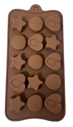 תבנית סיליקון לפרלינים דגם כוכבים קונים רק באטרקציה מהיבואן לצרכן