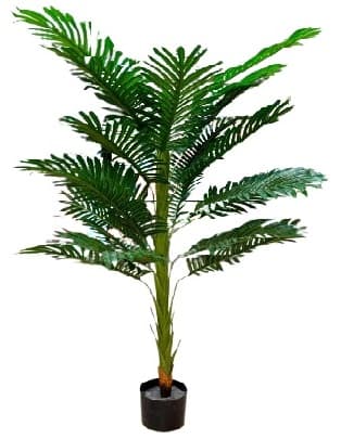 עציץ מלאכותי עלים רחבים דקורטיבי כ-120 ס"מ באתר אטרקציה