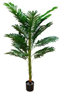 עציץ מלאכותי עלים רחבים דקורטיבי כ-120 ס"מ באתר אטרקציה