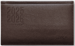 יומן שבועי מלבני כריכה עם טקסטורה 17X10 ס"מ במבחר צבעים קונים רק באטרקציה מהיבואן לצרכן