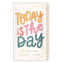 יומן שבועי ספירלה כריכה קשה 17X11 ס"מ - כיתוב באנגלית קונים רק באטרקציה מהיבואן לצרכן