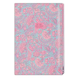 יומן יומי כריכה קשה - פרחוני ורוד קונים רק באטרקציה מהיבואן לצרכן