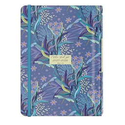 יומן שבועי עם גומי - פרחים 21X14 ס"מ קונים רק באטרקציה מהיבואן לצרכן