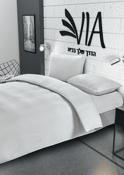 סט מצעים בית מלון זוגי