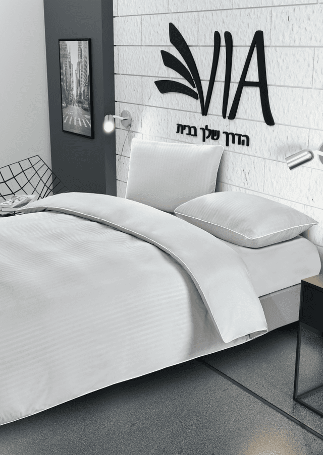 סט מצעים בית מלון זוגי