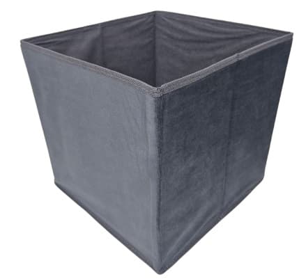 קוביית אחסון 30X30X30 ס"מ- שחור/ שמנת רק באטרקציה.