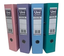 קלסר משרדי גב 8 A4 - במבחר צבעי פסטל קונים רק באטרקציה מהיבואן לצרכן