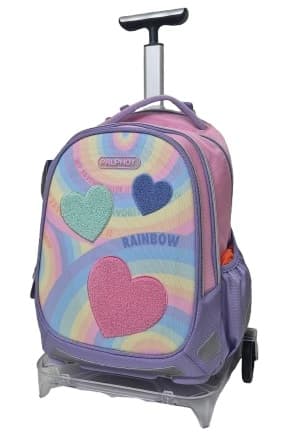 תיק טרולי- קשת פסטל לבבות קונים רק באטרקציה מהיבואן לצרכן