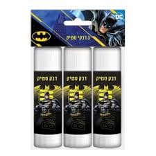 סט 3 דבק סטיק באטמן קונים רק באטרקציה מהיבואן לצרכן