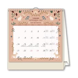 לוח שנה שולחני 2026-2025 תשפ"ו 16X16 ס"מ - חיות קונים רק באטרקציה מהיבואן לצרכן