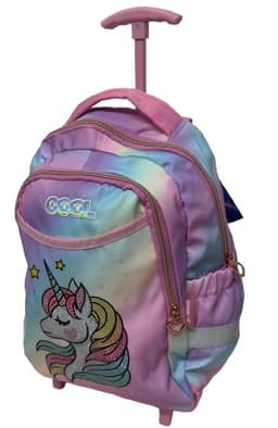 תיק גן טרולי חד קרן אבנים פסטל קונים רק באטרקציה מהיבואן לצרכן