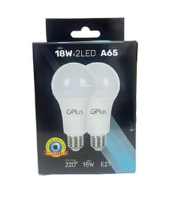 זוג נורות לד 18w אור לבן הברגה עבה קונים רק באטרקציה מהיבואן לצרכן