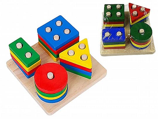 פאזל עץ צורת הנדסיות קונים רק באטרקציה מהיבואן לצרכן