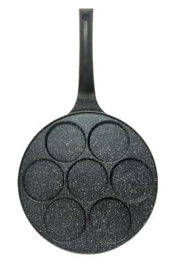 מחבת יציקה 7 שקעים חלק- קוטר 26 ס"מ מתאים לאינדוקציה קונים רק באטרקציה מהיבואן לצרכן