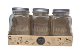 סט קפה/תה/סוכר זכוכית קונים רק באטרקציה מהיבואן לצרכן