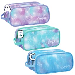 קלמר אקספלור 2 תאים - סגול נקודות/ טורקיז בועות/ תכלת כוכבים קונים רק באטרקציה מהיבואן לצרכן