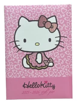 יומן שנתי כריכה קשה - הלו קיטי קונים רק באטרקציה מהיבואן לצרכן