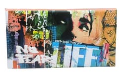 יומן שבועי מלבני 17X10 ס"מ - NO FEAR קונים רק באטרקציה מהיבואן לצרכן