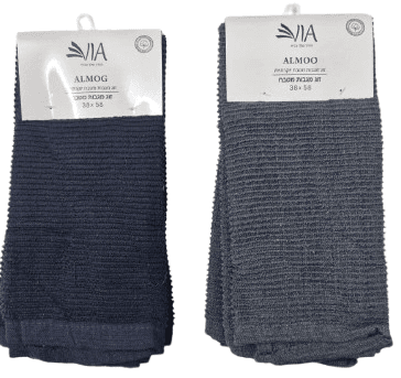 זוג מגבות מטבח 38X58 ס"מ במבחר צבעים קונים רק באטרקציה מהיבואן לצרכן