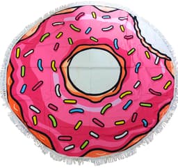 מגבות חוף עגולה ענקית קוטר כ- 110 ס"מ קונים רק באטרקציה מהיבואן לצרכן