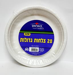 צלחת גדול אלגנט 20 יח`