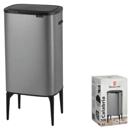 פח יוקרתי עם רגליים 53 ליטר - אפור מושחר קונים רק באטרקציה מהיבואן לצרכן