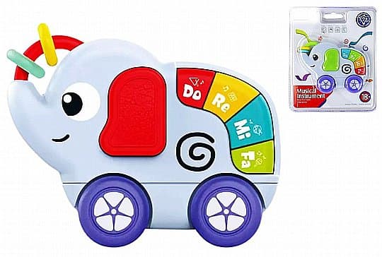 רעשן אורגן פיל מנגן לתינוק קונים רק באטרקציה מהיבואן לצרכן