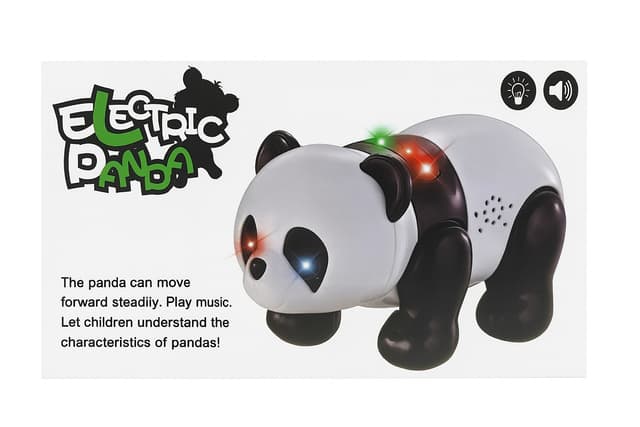 דב פנדה מנגן ומדליק אורות קונים רק באטרקציה מהיבואן לצרכן