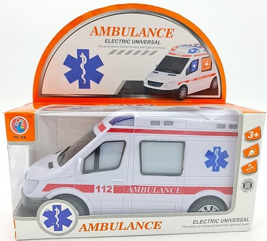 אמבולנס מנגן ומדליק אורות קונים רק באטרקציה מהיבואן לצרכן